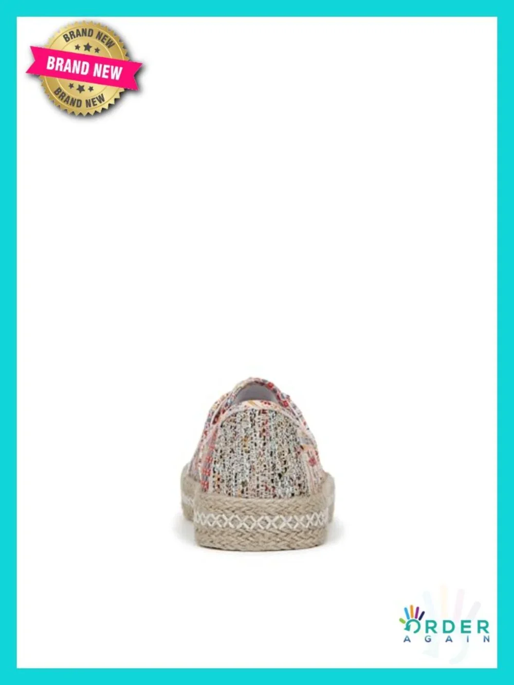 Canvas Espadrille Sneakers - Cushioned Footbed, Vegan, Lace-Up